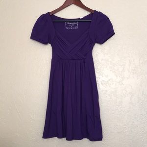 Long Purple Top/Mini Dress